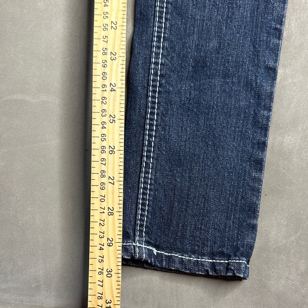 ZCO Jeans Women's Distressed Embellished Skinny‎ Blue Jeans Size 1 - Picture 7 of 13